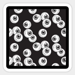 Human Eyes Pattern Sticker